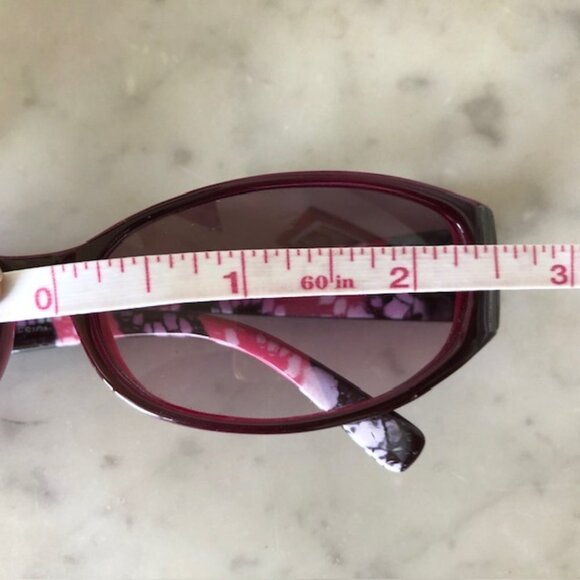 VERSACE Cat Eye Temple Medusa RX Sunglasses Italy Pink White Brown 9617-3 - Picture 16 of 17